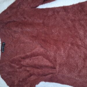 Fashion to Figure Warm Rust Sweater